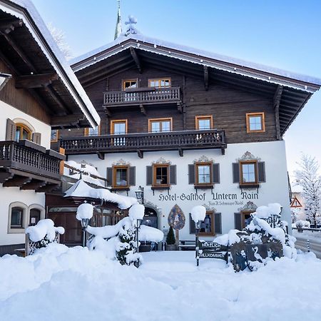 Alpen Glueck Hotel Unterm Rain Garni Кирхберг ин Тирол Екстериор снимка